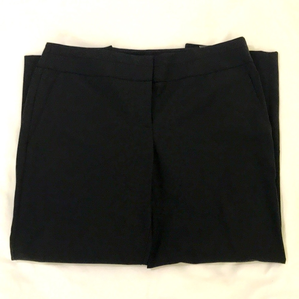 Ann Taylor Loft Black Marisa Crop Leg Stretch